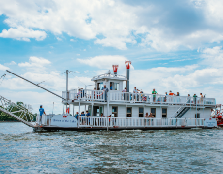 paddle boat on buckeye lake