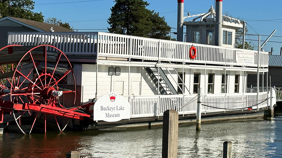 boat at museum