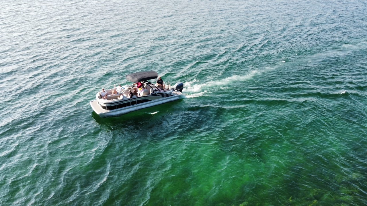 cover image - private pontoon boat tour on buckeye lake